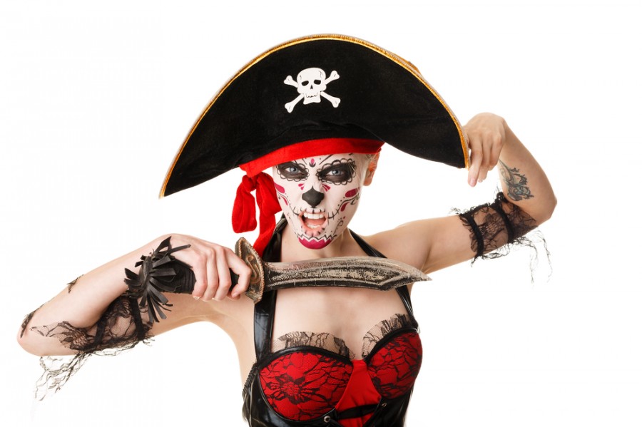 Quels produits utiliser pour un maquillage de pirate femme réaliste ?