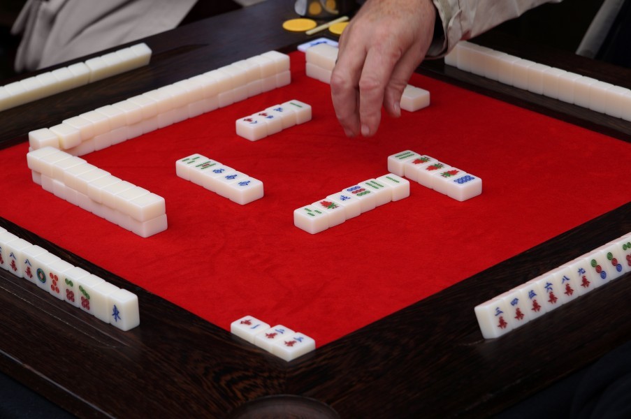 Le matériel de la version chinoise des dominos :